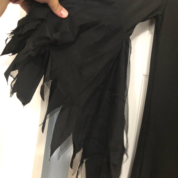 Spirit Halloween Dark Witch costume girls size‎ large 12/14 dress & choker - Picture 7 of 14